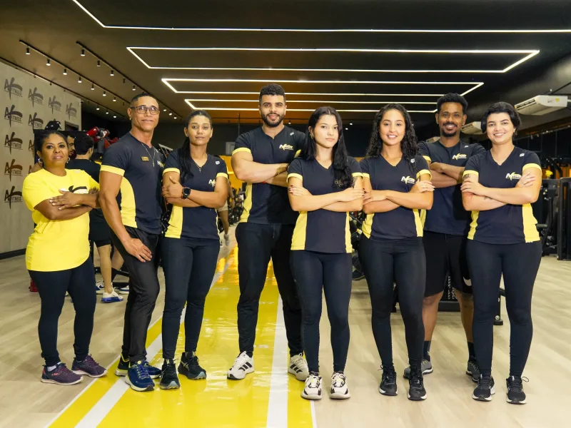Equipe de professores da A+ Fitness Premium